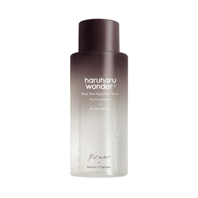 Haruharu Wonder Toner Essence Hyaluronique Riz Noir 150 ml — Sans parfum