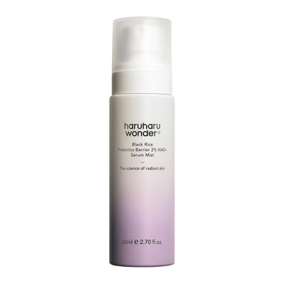 Haruharu Wonder Brume Sérum Barrière Riz Noir Probiotiques 2% NAD+ 80 ml