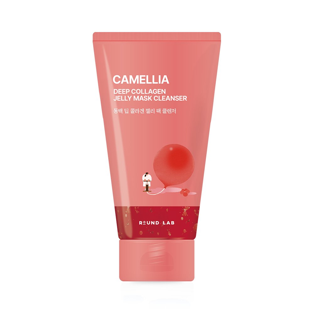 Round Lab Nettoyant Masque Gelée Camellia Collagène 150 ml