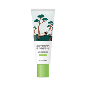 Round Lab Crème Solaire Mild-Up Pine Calming Cica SPF50+ 40 ml