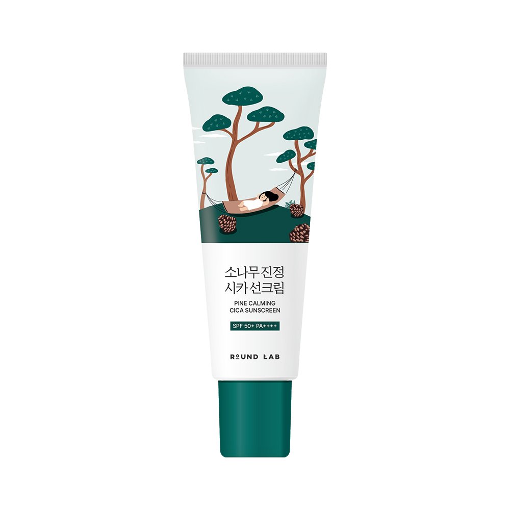 Round Lab Crème Solaire Pine Calming Cica SPF50+ 40 ml