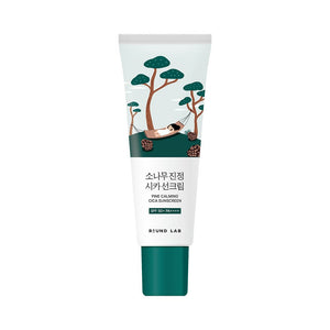 Round Lab Crème Solaire Pine Calming Cica SPF50+ 40 ml