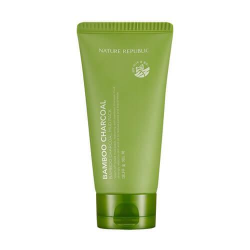 NATURE REPUBLIC Bamboo Charcoal Mud Pack 150g-Cleansers-Skincare Coréenne