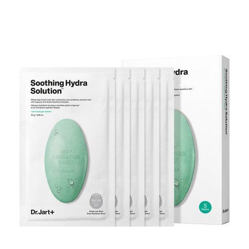 Dr.Jart+ DERMASK WATER JET SOOTHING HYDRA SOLUTION 25g x 5ea-Facial Mask-Skincare Coréenne