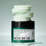 Some By Mi AHA BHA PHA 30 Days Miracle Truecica Clear Pad (70ea/125ml)-Cleansing Pad-Skincare Coréenne